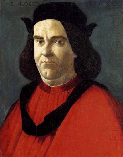 BOTTICELLI, Sandro Portrait of Lorenzo di Ser Piero Lorenzi china oil painting image